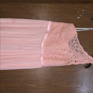 I am selling a pink dress.